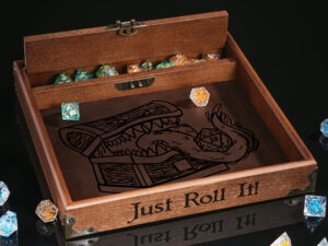 Wooden Dice Tray